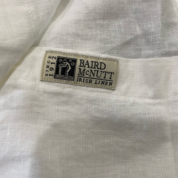 NWT J. Crew Baird McNutt Irish Linen white shirt - Picture 5 of 6